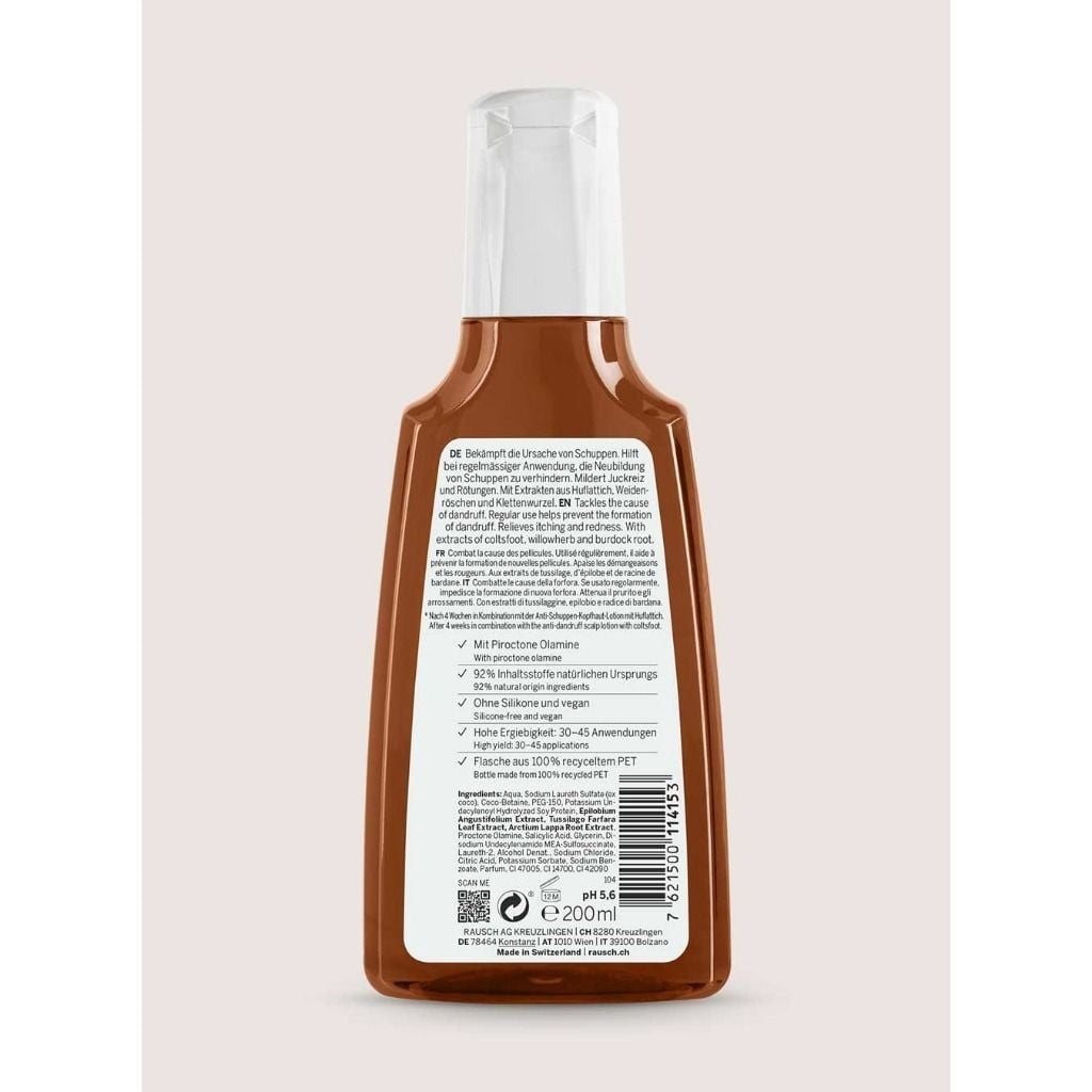 Dầu gội giảm gàu & làm dịu da đầu Rausch Anti-Dandruff Shampoo with Coltsfoot 40ml