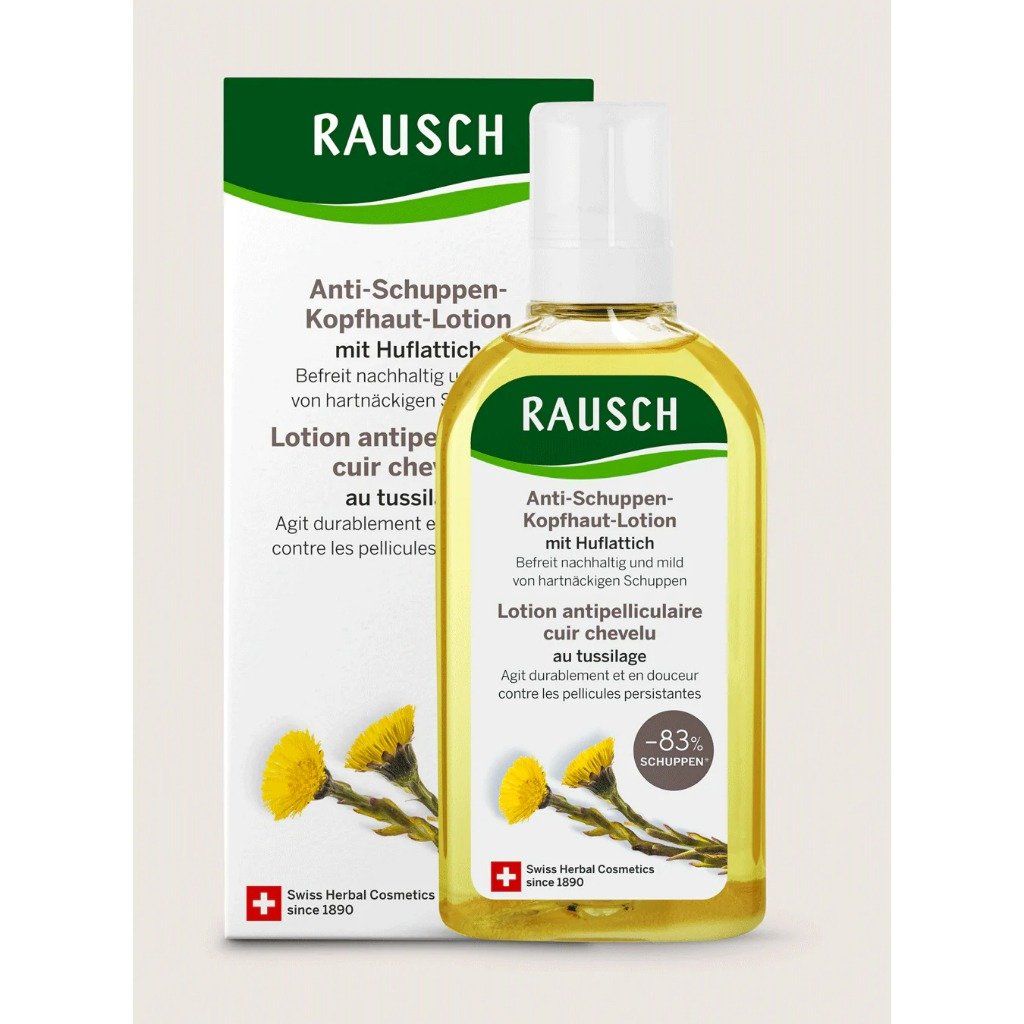 Tinh chất kiểm soát gàu & giảm ngứa da đầu Rausch Anti-Dandruff Scalp Lotion with Coltsfoot 200ml