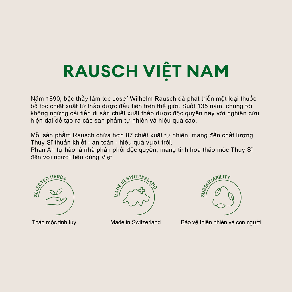 Combo trải nghiệm dầu gội hỗ trợ giảm ngứa, sạch gàu Rausch Coltsfoot Cúc Khoản Đông Hoa 40ml & Dầu xả Willow Bark 30ml