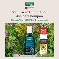Dầu gội kết hợp 4 trong 1 dành cho nam giới Rausch Juniper 200ml