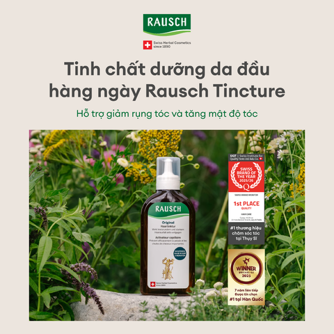 Tinh chất dưỡng da đầu, hỗ trợ giảm rụng tóc và cải thiện mật độ tóc Rausch Tincture 200ml