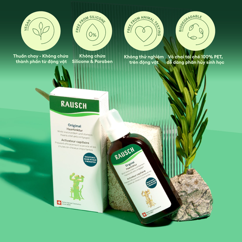 Tinh chất dưỡng da đầu, hỗ trợ giảm rụng tóc và cải thiện mật độ tóc Rausch Tincture 200ml