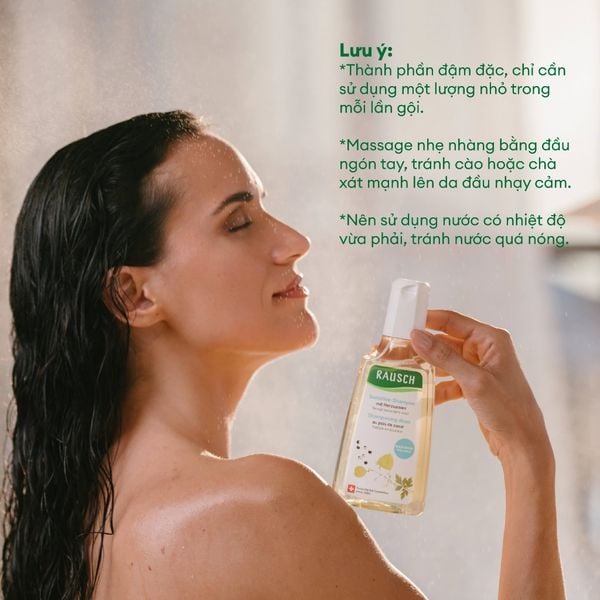 Dầu gội chăm sóc đặc biệt dành cho da đầu nhạy cảm Rausch Heartseed 40ml