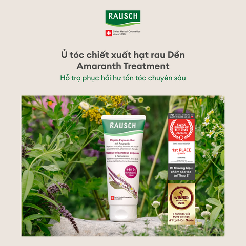 Dầu xả hỗ trợ phục hồi tóc hư tổn Rausch Amaranth 30ml