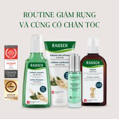 Bộ sản phẩm giảm rụng và củng cố chân tóc Rausch Ginseng