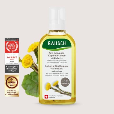 Tinh chất dưỡng hỗ trợ giảm gàu, ngứa cho da đầu khô Rausch Coltsfoot 200ml