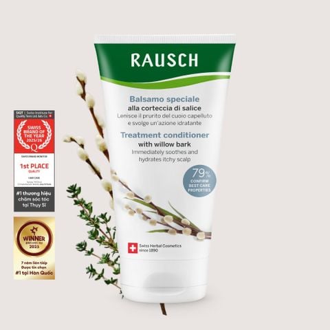 Dầu xả hỗ trợ giảm gàu dầu, ngứa Rausch Willow Bark 150ml