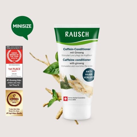 Dầu xả hỗ trợ giảm gãy rụng, tăng mật độ tóc Rausch Ginseng 30ml
