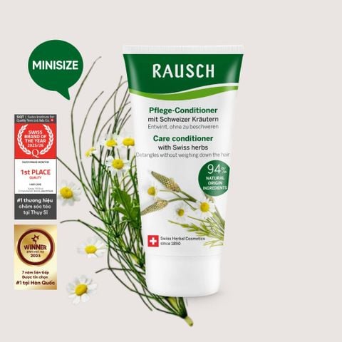 Dầu xả dưỡng tóc mềm mượt, chắc khỏe Rausch Swiss Herbs 30ml