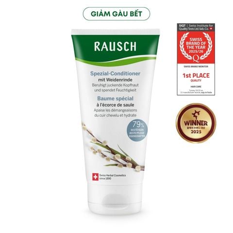 Dầu xả hỗ trợ giảm gàu, giảm bết Rausch Willow Bark Vỏ Liễu Trắng, thảo dược Thụy Sĩ 150ml