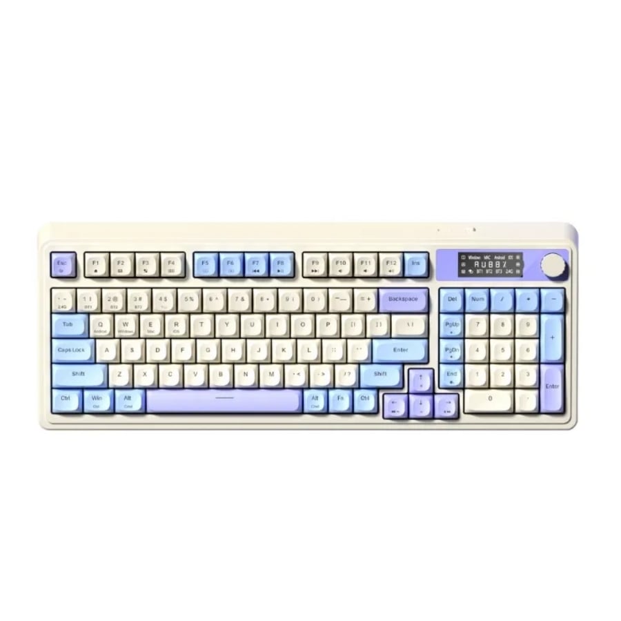 Bàn phím AULA S99 Pro TM (Xanh dương be tím) S9904