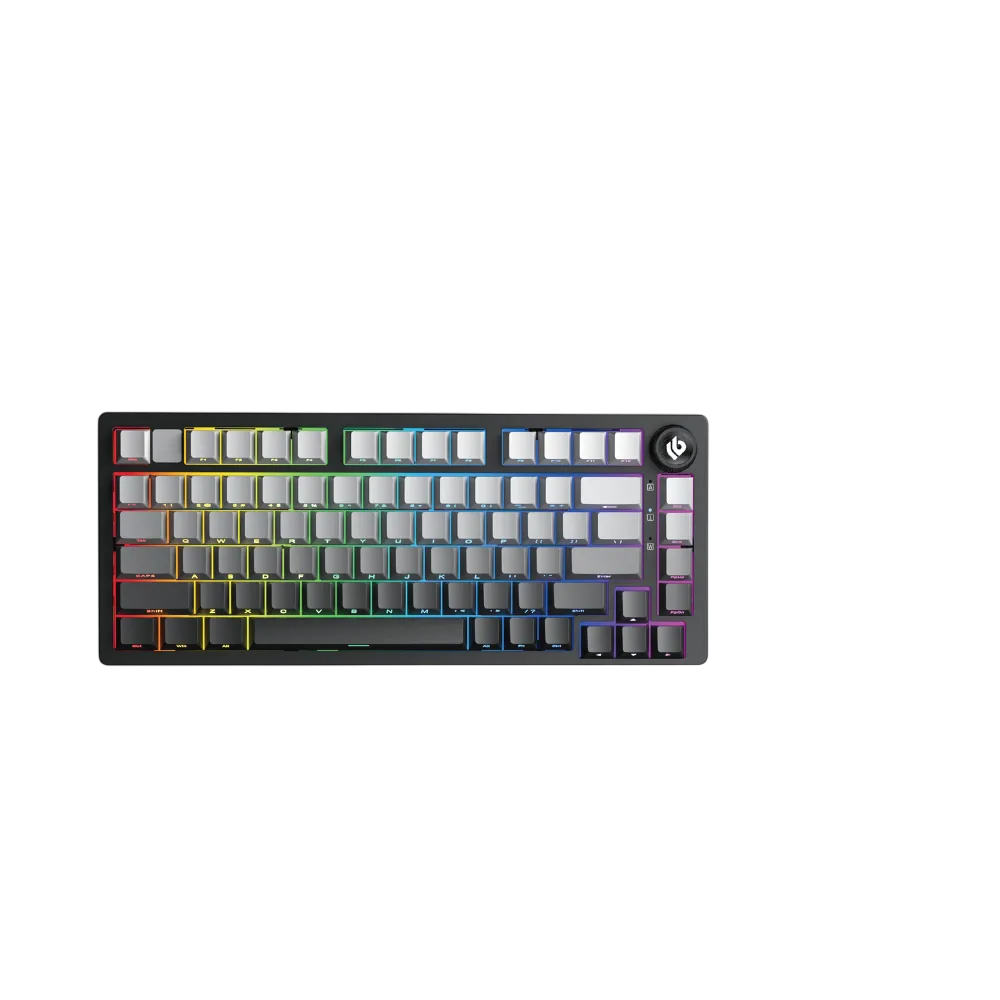 Bàn phím Leobog Hi75C PRO TM (Xám+ đen gradient/ Reaper switch) HI7506