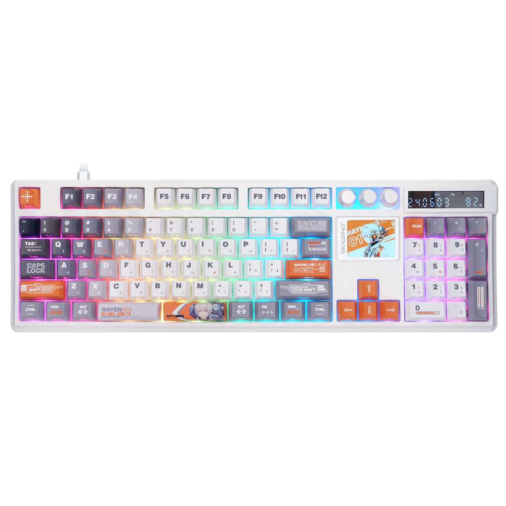 Bàn phím SKYLOONG GK104 PRO Quantum Mech 5 Tri-mode CuCl2 Silent Switch