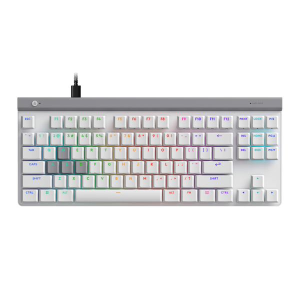 Bàn phím có dây Logitech G515 RAPID TKL RGB White