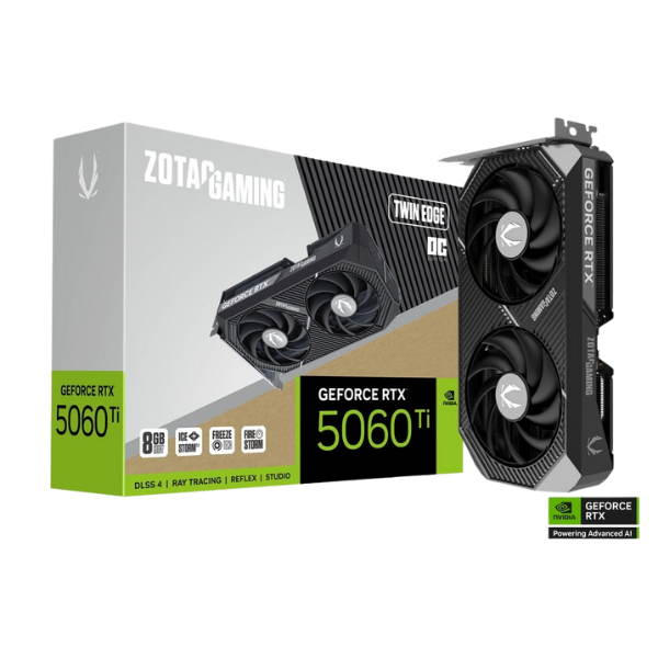 Card màn hình Zotac GEFORCE RTX 5060 Ti 8GB TWIN EDGE GDDR7