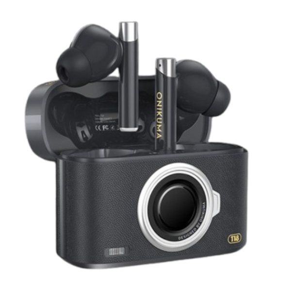 Tai nghe Onikuma In-ear T18 ENC Bluetooth Đen