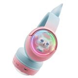  Tai nghe Onikuma Tai Mèo B5 RGB Tri Mode Hồng 