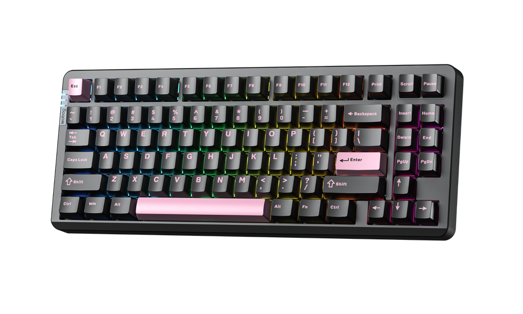 Bàn phím Leobog Hi86 TM (Đen Hồng/ Nimbus V3 switch) HI8604