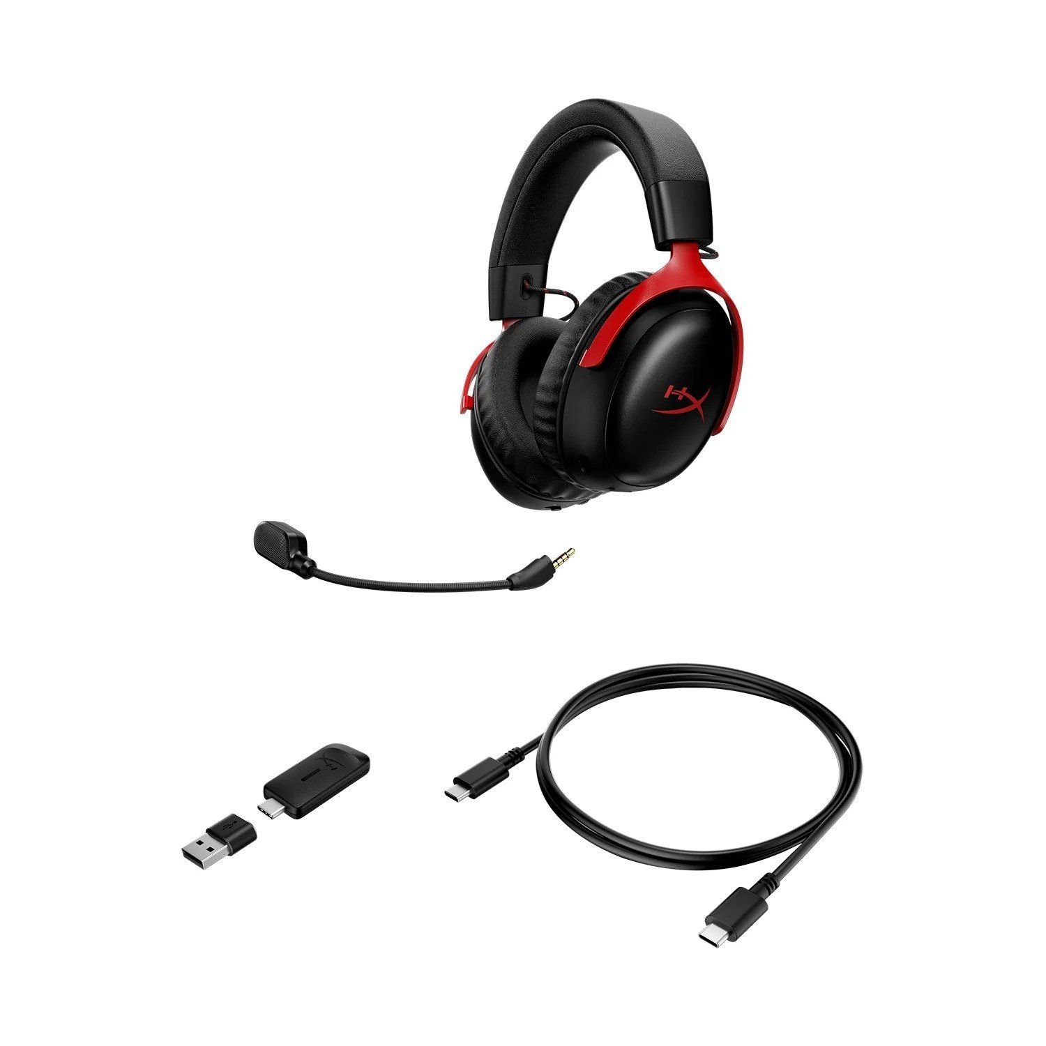 Tai nghe HP HyperX Cloud III S Wireless Black Red 