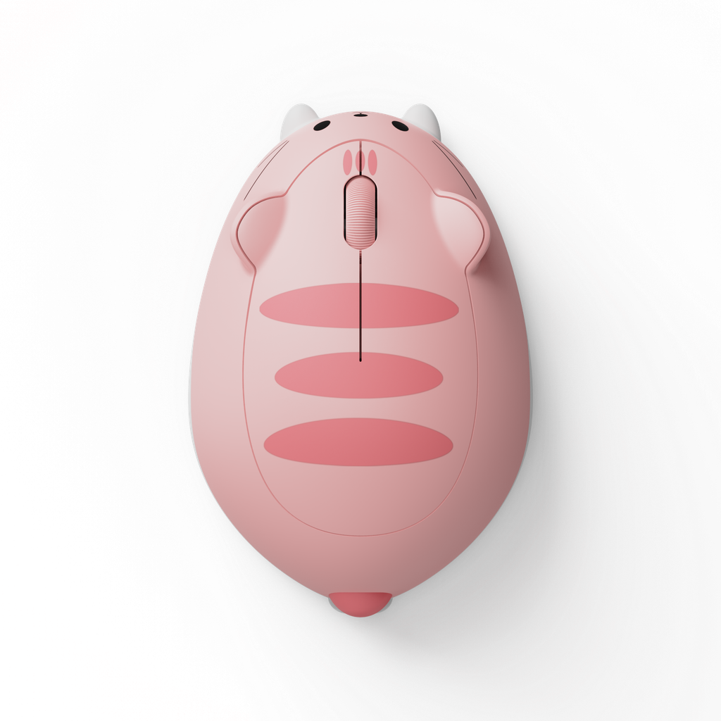 GEARVN - Chuột AKKO không dây Cat Theme Pink ANGIE