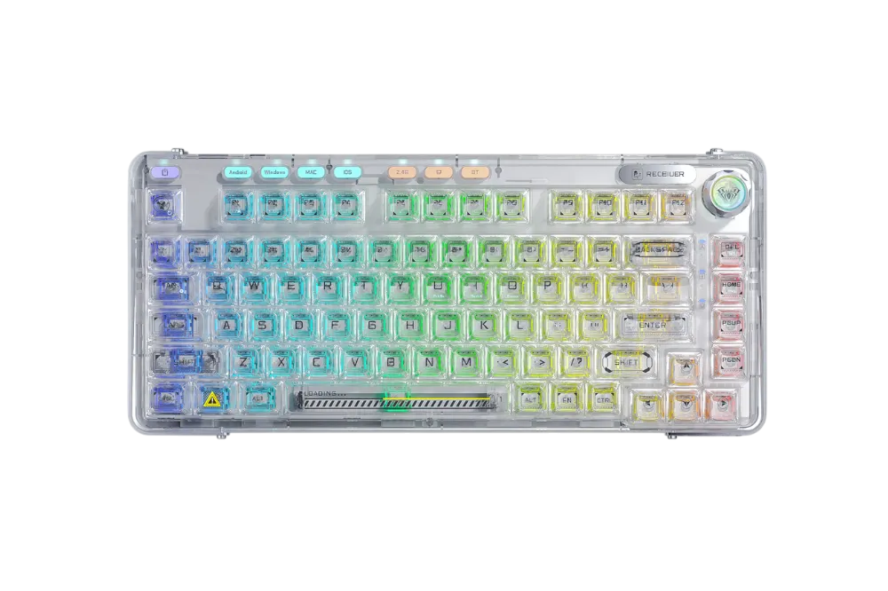 Bàn phím AULA F81 TM (Trắng/ Ice Soul switch) F8106
