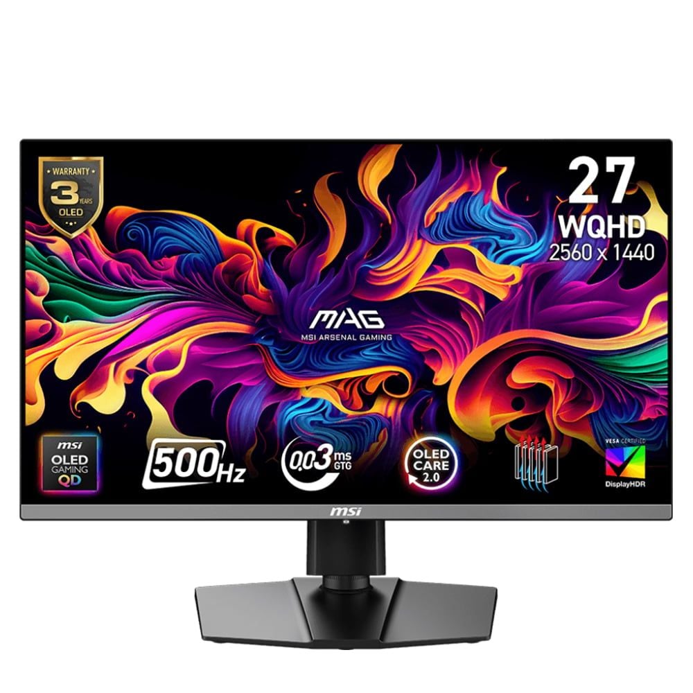 Màn hình MSI MAG 272QP QD-OLED X50 27" QD-OLED 2K 500Hz chuyên game