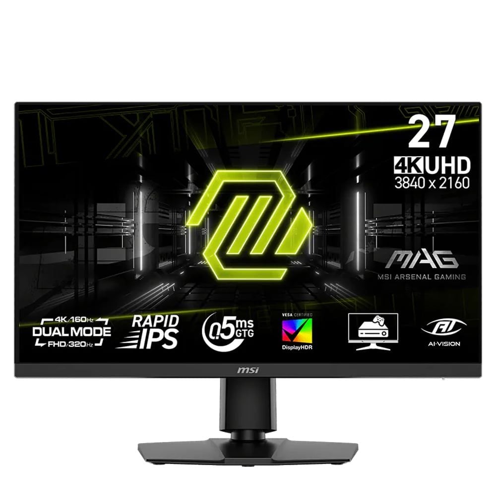 Màn hình MSI MAG 272URDF E16 27" Rapid IPS 4K 160Hz-FHD 320Hz góc 1