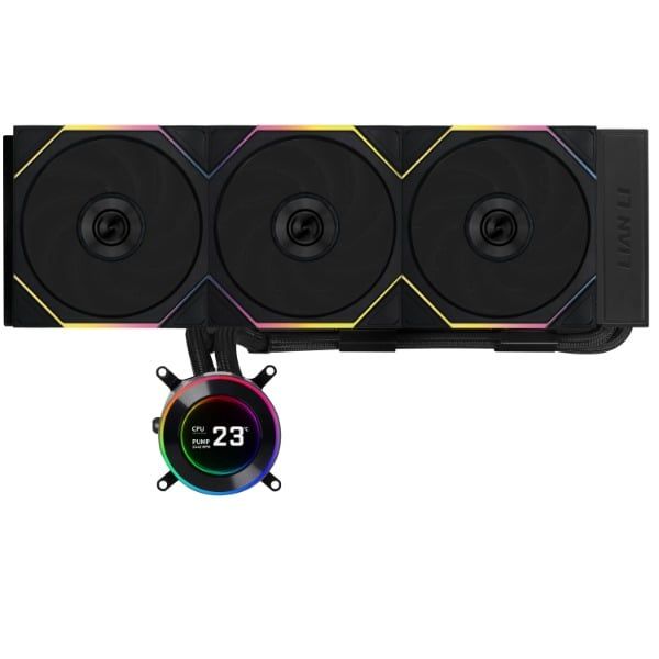Tản nhiệt AIO Lian Li HydroShift LCD 360TL Wireless Fan Black (G89.GHS2LCD36TB.00)