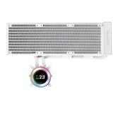  Tản nhiệt AIO Lian Li HydroShift LCD 360TL Wireless Fan White (G89.GHS2LCD36TW.00) 