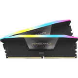  Ram Corsair Vengeance RGB 96GB (2x48GB) 6000 DDR5 Black (CMH96GX5M2E6000C36) 