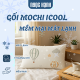  [ TẶNG KÈM ÁO GỐI NGẪU NHIÊN ] - Gối Mochi icool lông vũ mát lạnh, mềm mại - Ngọc Hạnh Bedding 