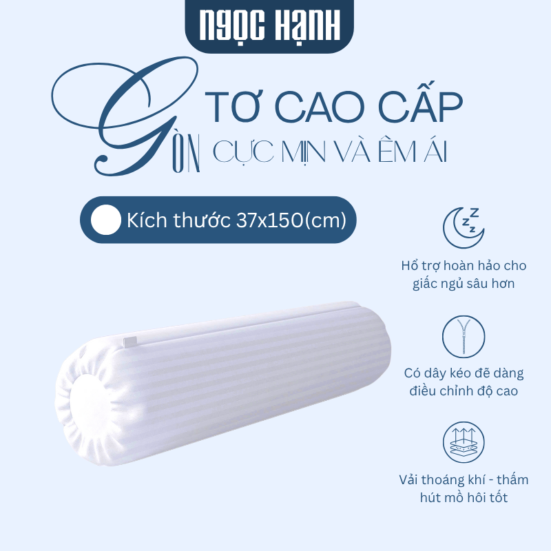 Ruột gối gòn tơ cao cấp - Ruột Gối Gòn Tơ Ngọc Hạn 