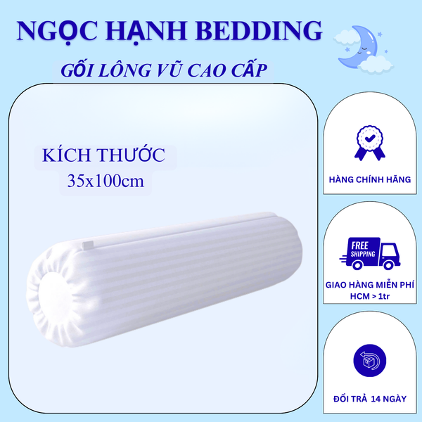  Ruột gối lông vũ nhân tạo cao cấp - Ruột Gối Gòn tơ Ngọc Hạnh 