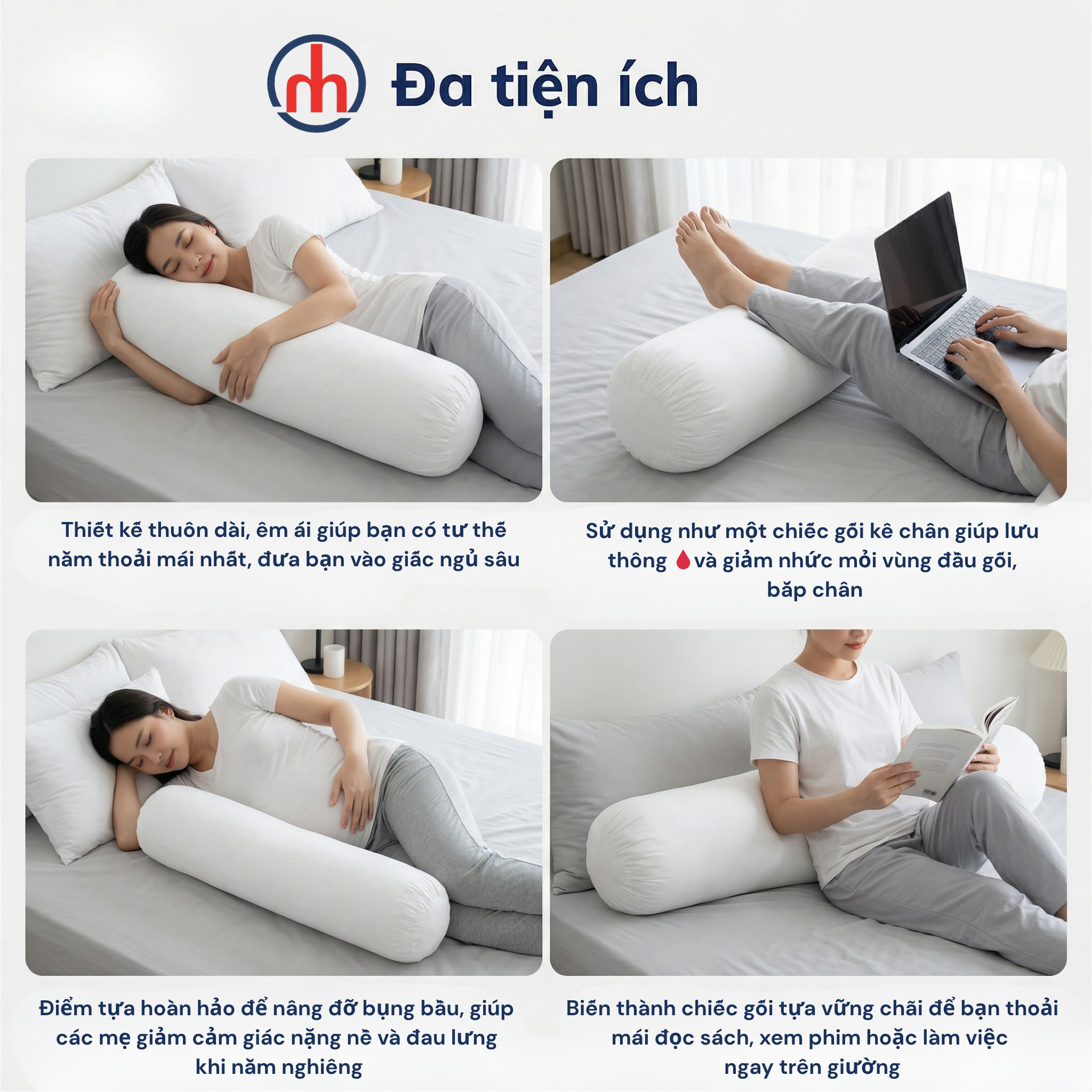  Ruột gối lông vũ nhân tạo cao cấp - Ruột Gối Gòn tơ Ngọc Hạnh 