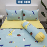  BỘ DRAP GIƯỜNG COTTON CM HƯƠU CAO CỔ - NGỌC HẠNH BEDDING 