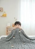  CHĂN TRẺ EM 1m2 x 1m6, 100% Cotton tự nhiên, không pha poly, càng giặt càng mềm càng mát, an toàn cho da của bé, Họa Tiết SỌC THỔ CẨM  - Ngọc Hạnh Bedding 