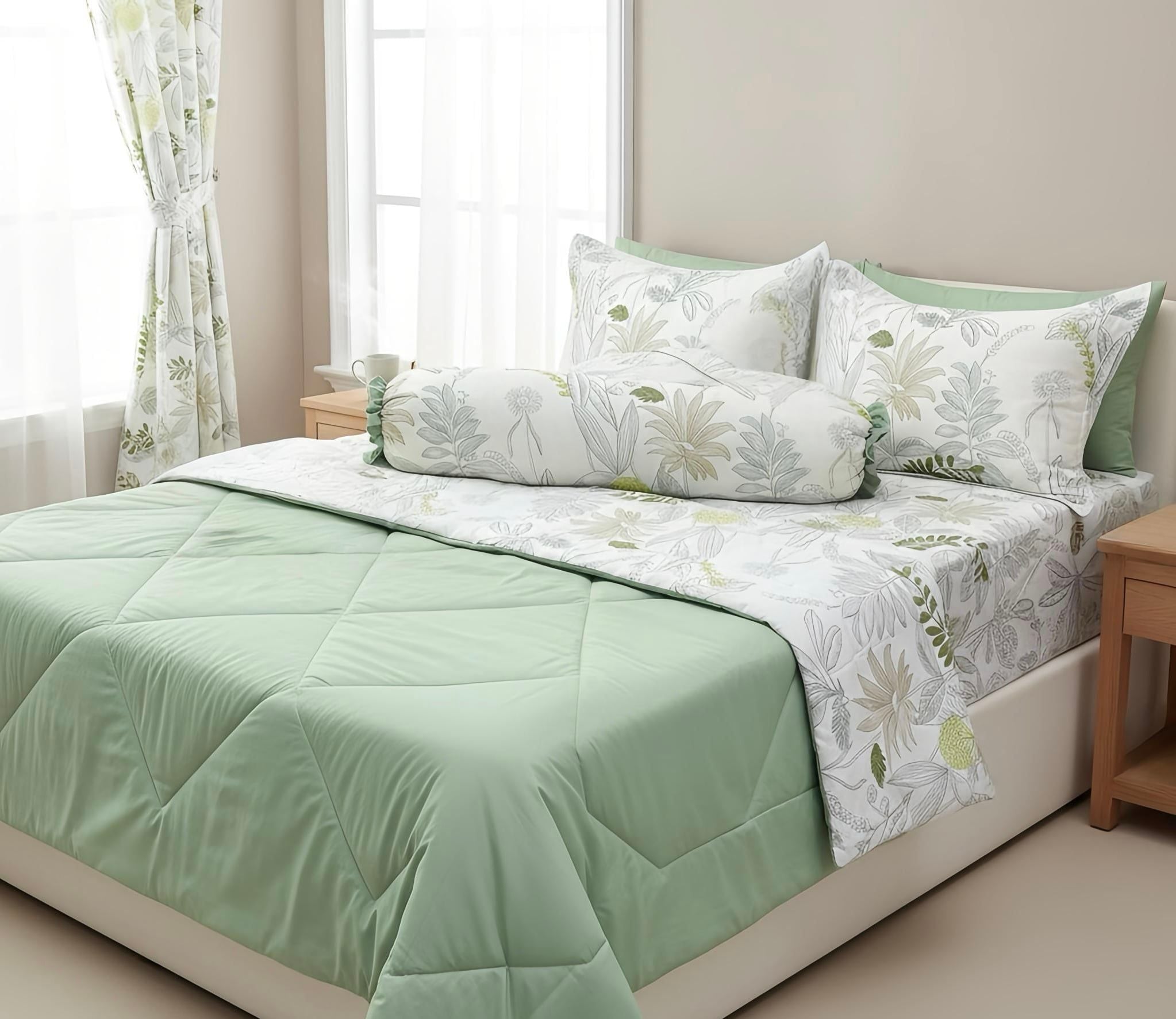  Bộ Ga Gối Phi Lụa Tencel Daisy thoáng mát, mềm mịn -  Ngọc Hạnh Bedding 