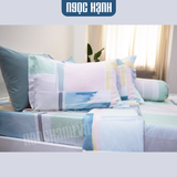  Bộ Drap Giường Tencel Lụa Gạch Hồng - Drap Tencel Cao Cấp Ngọc Hạnh 