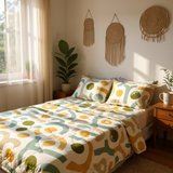  Bộ Chăn Ga Gối Modal Microfiber nhung mềm, thấm hút nhanh - Ngọc Hạnh Bedding 