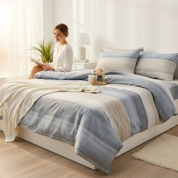  Bộ Chăn Ga Gối Modal Microfiber nhung mềm, thấm hút nhanh - Ngọc Hạnh Bedding 