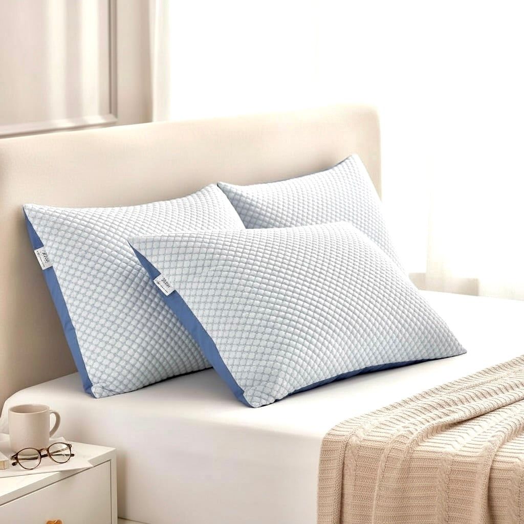  Gối Băng Lạnh Lông vũ mát lạnh ICOOL, không xù lông, mềm mại, thoáng khí - Ngọc Hạnh Bedding 