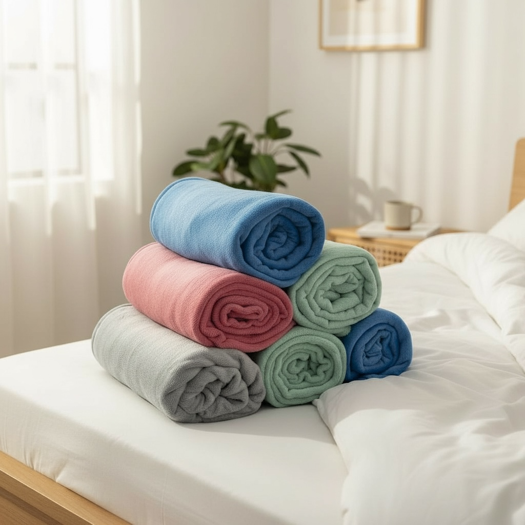  Chăn Lông Tuyết Nhung Dùng 4 Mùa Mềm Mịn Thoáng Khí - Ngọc Hạnh Bedding 
