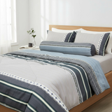  Bộ Chăn Ga Gối Lụa Tencel 40s SLeep Cool mát lạnh, mềm mịn nệm 5 10 15 20cm họa tiết Slcool01 SỌC NÂU HÌNH THOI - Ngọc Hạnh Bedding 