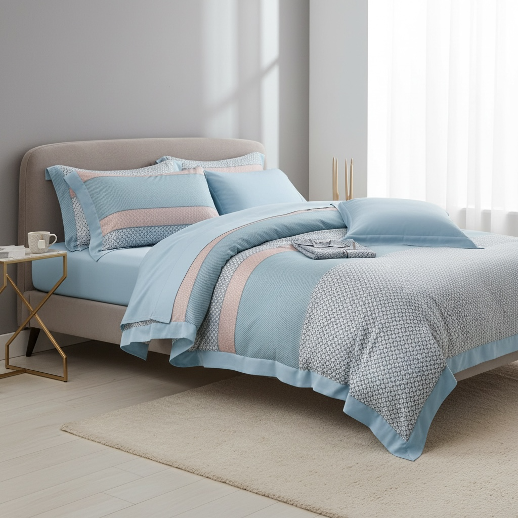  Bộ chăn ga gối LỤA TENCEL 60S mát lạnh, thoáng khí nệm 5 10 15 20cm - NGỌC HẠNH BEDDING 