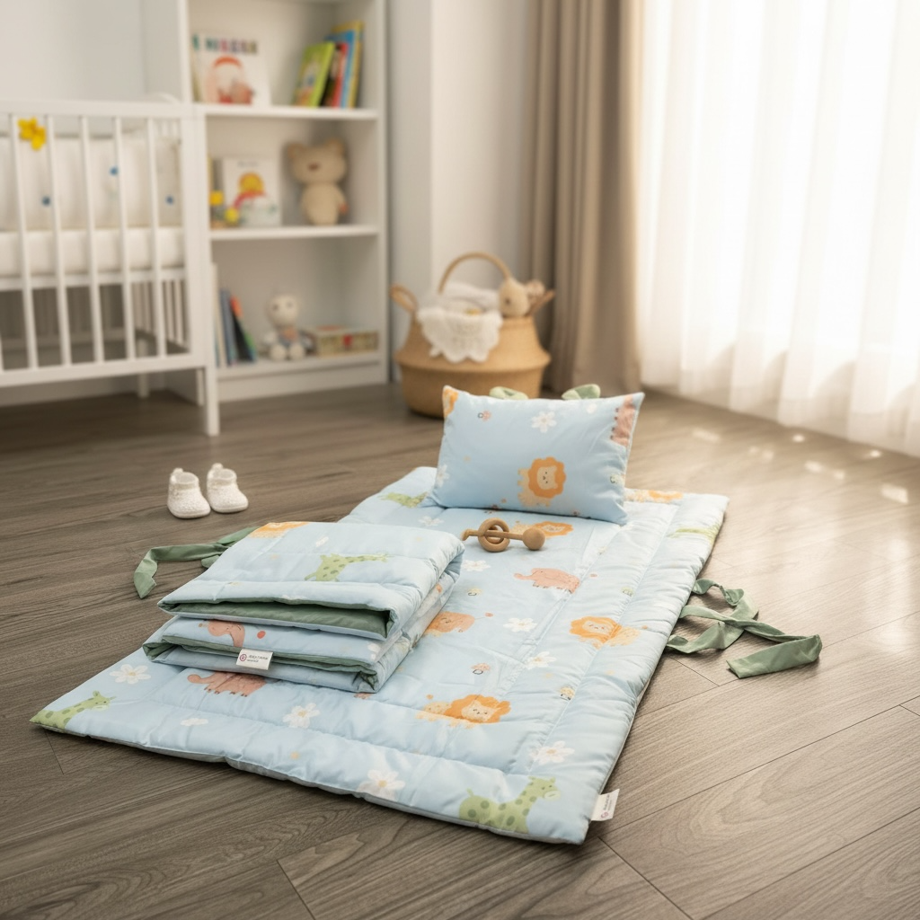  Bộ chăn ga gối cho bé đi học Phi lụa Microfiber thấm hút nhanh, mềm mại, thoáng khí - Ngọc Hạnh Bedding 