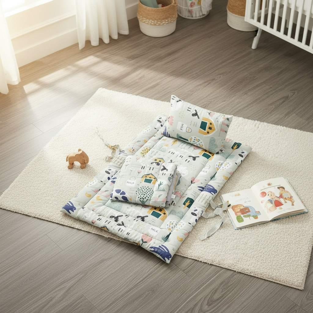  Bộ chăn ga gối cho bé đi học Lụa Tencel mềm mại, mát lạnh - Ngọc Hạnh Bedding 
