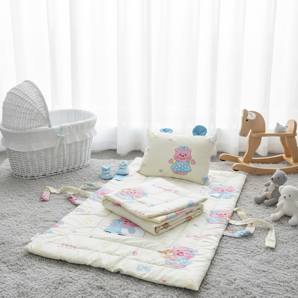  Bộ chăn ga gối cho bé đi học Phi lụa Microfiber thấm hút nhanh, mềm mại, thoáng khí - Ngọc Hạnh Bedding 