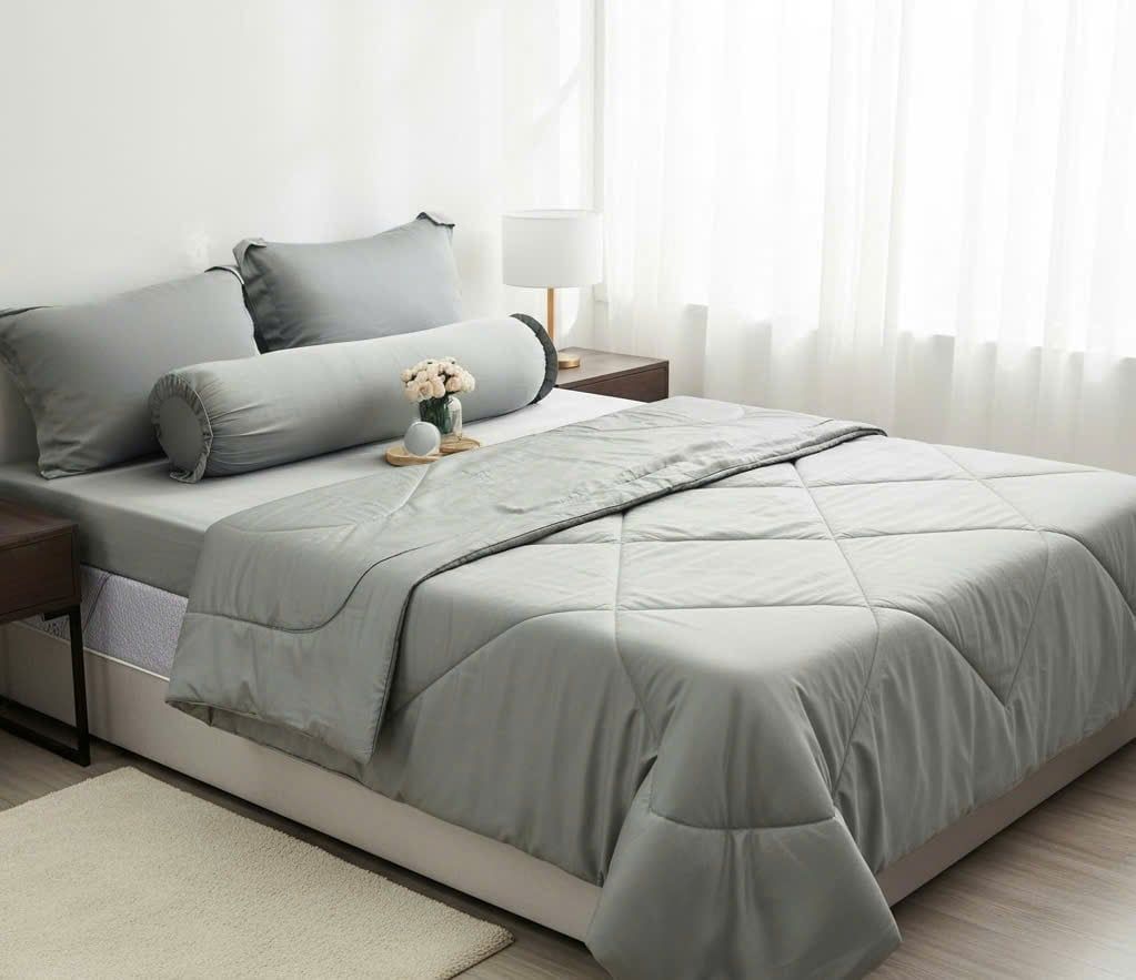  Bộ Chăn Ga Gối LỤA TENCEL 80s mát lạnh, mềm mịn, thấm hút tốt hơn cotton và linen, nệm 5 10 15 20cm - Ngọc Hạnh Bedding 