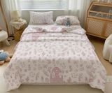  Chăn Lạnh ICOOL Họa tiết nhí hồng  - Mát lạnh mùa hè - NGỌC HẠNH ICOOL 