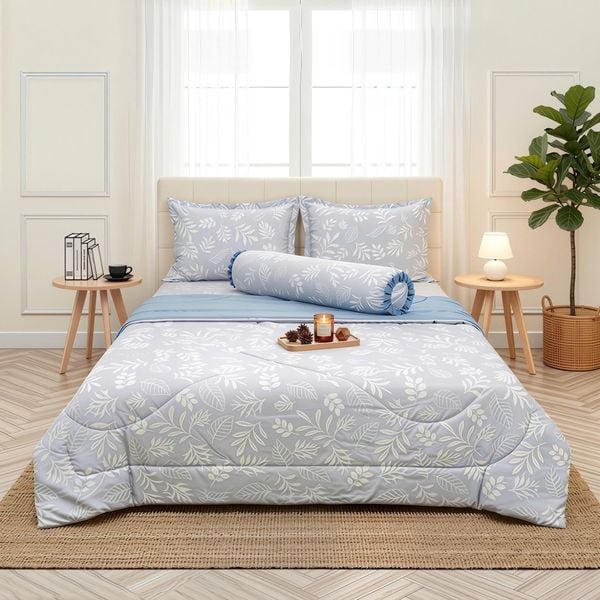  Bộ Ga Gối Phi Lụa Tencel Daisy thoáng mát, mềm mịn nệm 5cm 10cm 15cm 20cm -  Ngọc Hạnh Bedding 
